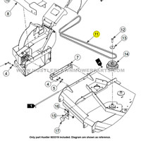 Parts lookup Hustler 603319 Belt OEM diagram