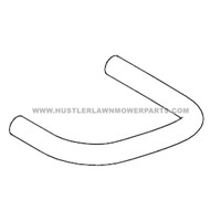 HUSTLER 603767 - LH PUMP RETURN HOSE - Image 2