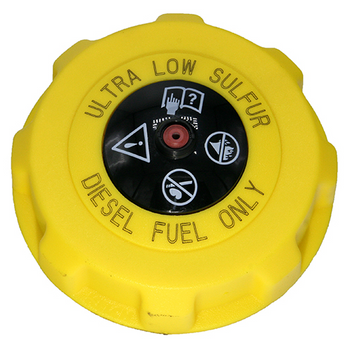 HUSTLER CAP 3 1/2" YELLOW FUEL 798470 - Image 1