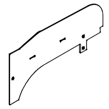 HUSTLER 116892 - SEAT SUPPORT BRACKET - Image 1