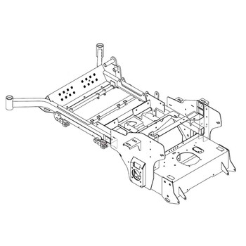 HUSTLER 553833 - SVC FRAME 72" X1 - HUSTLER genuine Part Number 553833