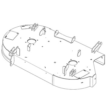 HUSTLER 553911 - SERVICE DECK DECAL ASSY - HUSTLER genuine Part Number 553911