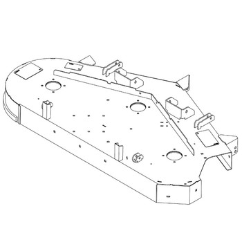 HUSTLER 553913 - SERVICE DECK DECAL ASSY - HUSTLER genuine Part Number 553913