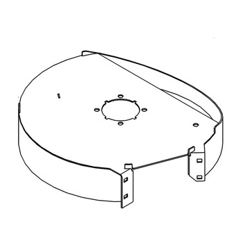 HUSTLER 122550 - BAFFLE W/A RIGHT 60 - HUSTLER genuine Part Number 122550