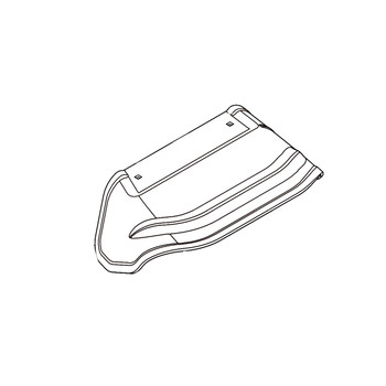 HUSTLER 123993-3 - SS EXT CHUTE BRKT - HUSTLER genuine Part Number 123993-3