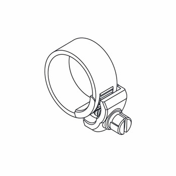 000307 CLAMP HOSE HUSTLER Genuine OEM Part