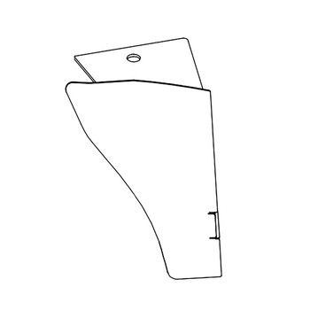 HUSTLER 112454 - 48" CHUTE BAFFLE - HUSTLER genuine Part Number 112454