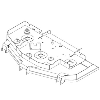 HUSTLER 550935 - SVC DECK DECAL 60" RD - HUSTLER genuine Part Number 550935