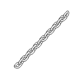 HUSTLER 16 LINK CHAIN 601563 - Image 1 HUSTLER 16 LINK CHAIN 601563 - Image 1