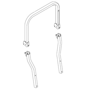 128646 - KIT LIGHT BAR - HUSTLER Genuine Part