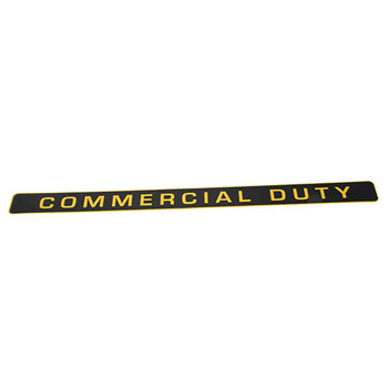 HUSTLER 605691 - DECAL COMMERCIAL DUTY - HUSTLER genuine Part Number 605691