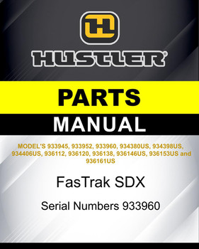 hklページ Hustler FasTrak SDX SN 933952 parts manual | Hustler Lawnmower Parts