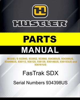 Hustler FasTrak SDX SN 936138 parts manual | Hustler Lawnmower Parts