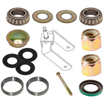 Fork Kit Bearing With Fork and Hardware For Hustler Super S 48-52"