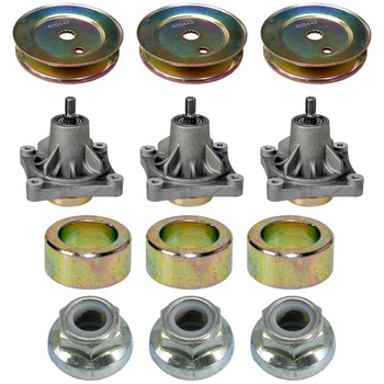 Complete Spindle Kit With Pulleys For Hustler Dash XD 48" Model 940767