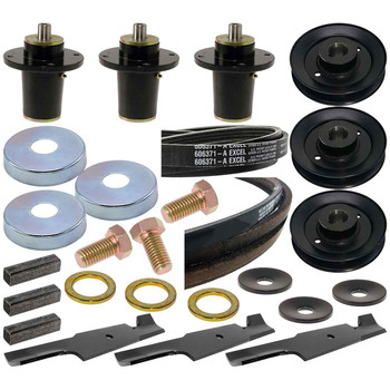 Complete Deck Moving Parts Maintenance Kit For Hustler Hustler Super S 48" Model 943126