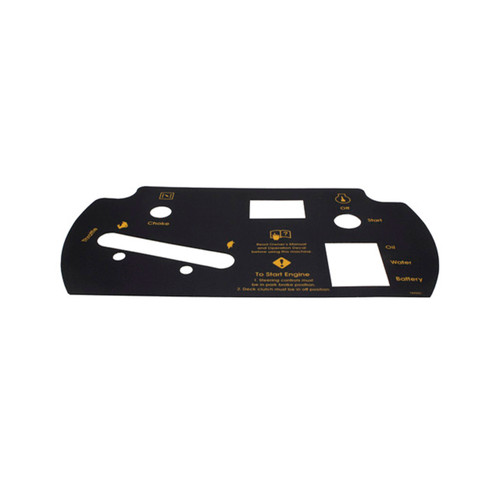 HUSTLER 789503 - DECAL INSTRUMENT PNL 3 - HUSTLER genuine Part Number 789503