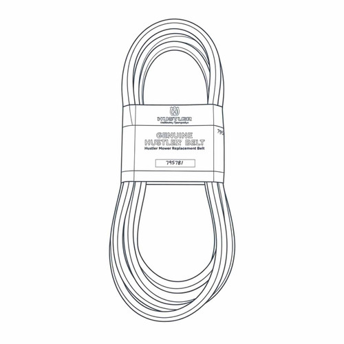 HUSTLER 795781 BELT BB 213.50 EL HUSTLER genuine Part Number 795781