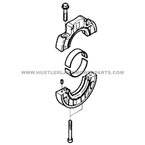 HUSTLER 110156420 - BEARING HOLDER ASSEM G.3 - Image 2