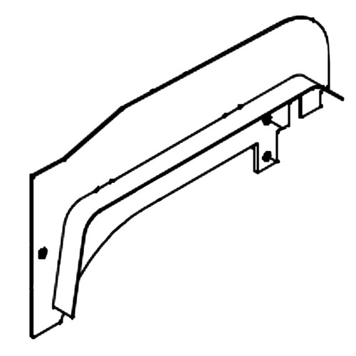 HUSTLER 116895 - SEAT SUPPORT BRACKET - Image 1