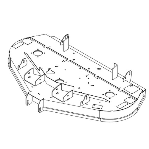 HUSTLER 553013 - SVC DECK DECAL - HUSTLER genuine Part Number 553013