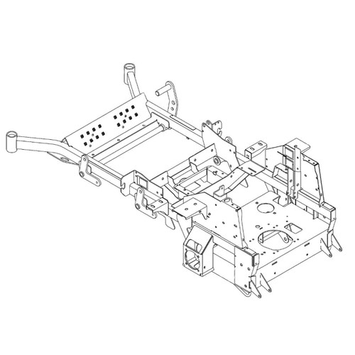 HUSTLER 553158 - SVC FRAME 66" 60"RD - HUSTLER genuine Part Number 553158