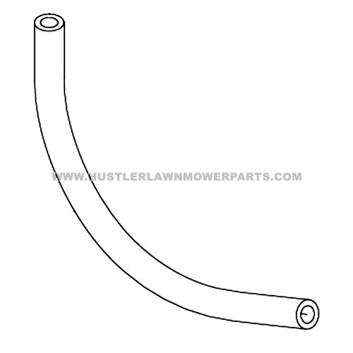 HUSTLER 606109 - RH PUMP RETURN HOSE - Image 2