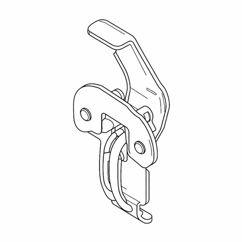 HUSTLER 010470 OVER CNTR LATCH ZINC PL HUSTLER genuine Part Number 010470