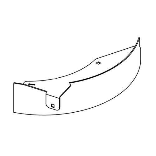 HUSTLER 116595 - BAFFLE WA MULCH LH WING - HUSTLER genuine Part Number 116595