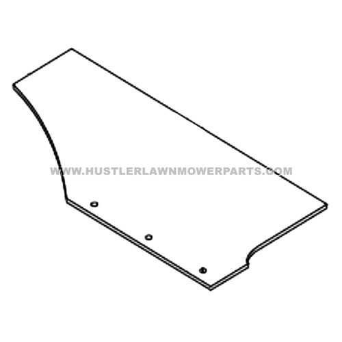 HUSTLER 408799 - RUBBER BELTING FLAP - Image 2