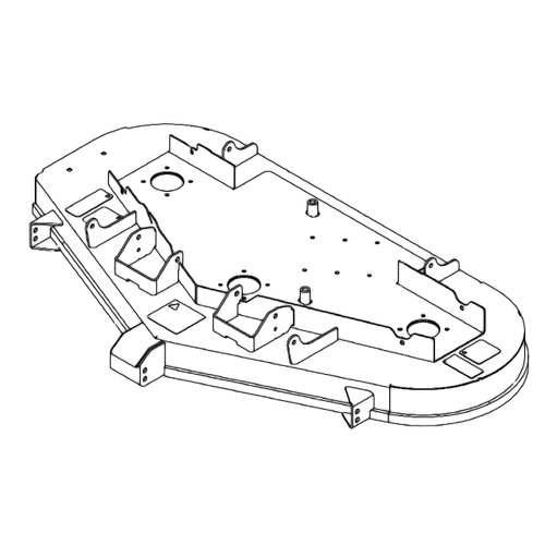 HUSTLER 550753 - SERVICE DECK 54" FSD - HUSTLER genuine Part Number 550753