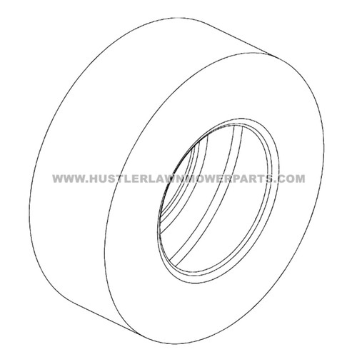 HUSTLER 600684 - TIR 20X10.00-10 B4R GRMR - Image 2