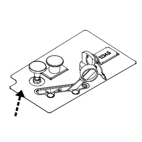 HUSTLER 604849 - DECAL INSTRUMENT PANEL - HUSTLER genuine Part Number 604849