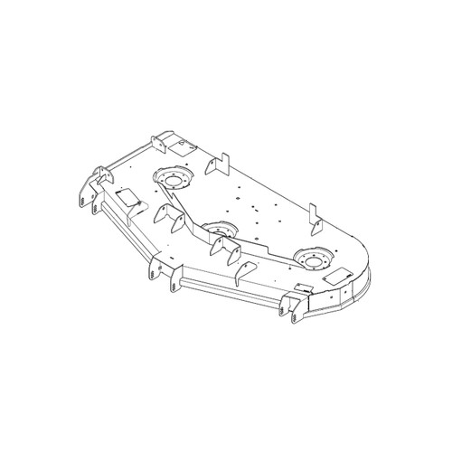 HUSTLER 555455 - SVC DECK DECAL - HUSTLER genuine Part Number 555455