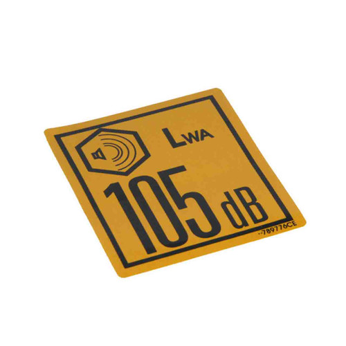 HUSTLER 789776CE - DECAL CE 105 DBA - HUSTLER genuine Part Number 789776CE