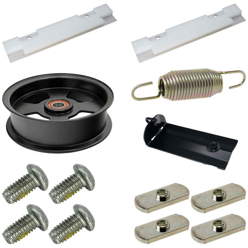 Idler Slide Complete Kit With Pulley For Hustler Mower Super Z 66 Model 942870