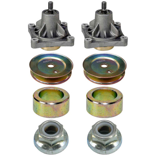 Complete Spindle Kit With Pulleys For Hustler Dash XD 34" Model 940742