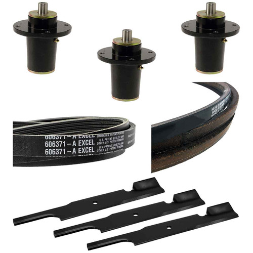 Spindle and Blade & Belt Kit For Hustler Hustler Super S 60" Model 943167