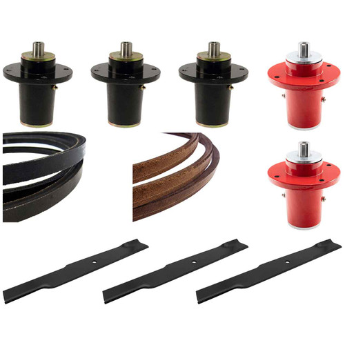 Spindle and Blade & Belt Kit For Hustler Super 104 104" Model 943217
