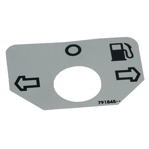 HUSTLER 791848 - DECAL FUEL INDICATOR- M - Image 1