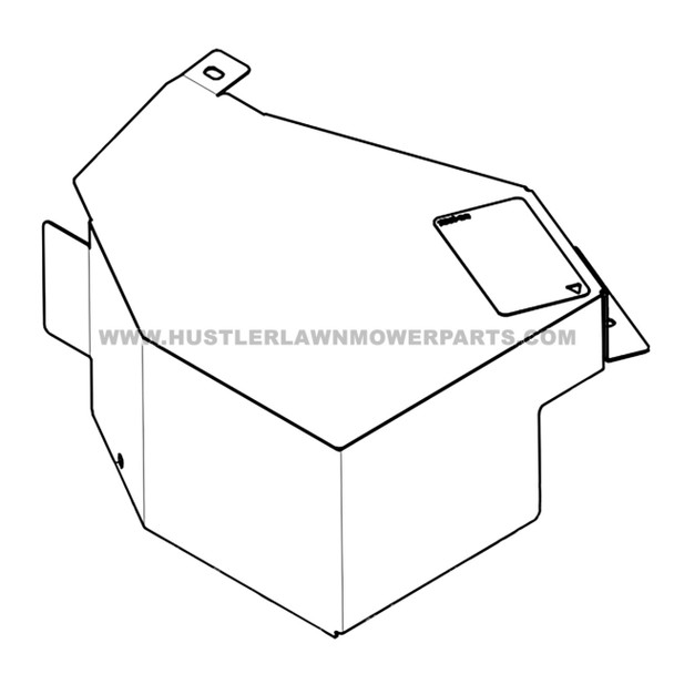 HUSTLER 553856 - SVC 72 BELT COVER - Image 2 HUSTLER 553856 - SVC 72 BELT COVER - Image 2