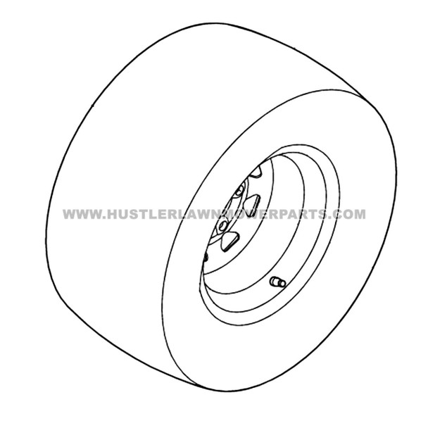 HUSTLER 606969 - TIR/WHL 24X12.00-12 SLV - Image 2