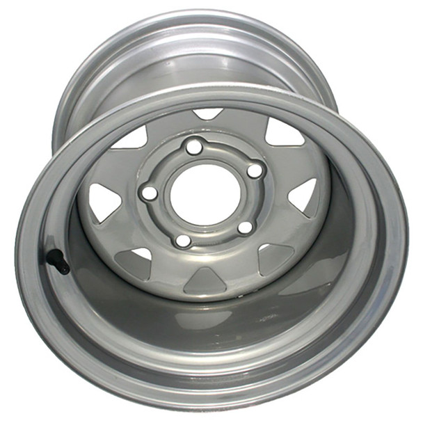 HUSTLER 606820 - WHL 12X8.50 5X4.5 SLV - Image 1