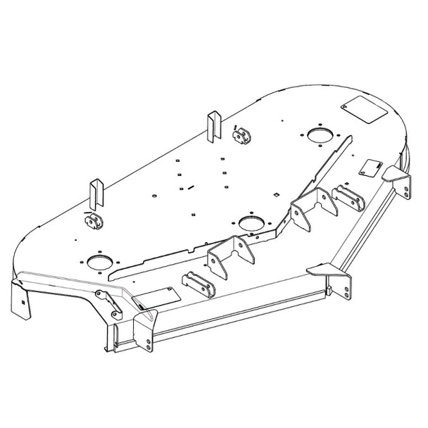 HUSTLER 554451 - SVC DECK DECAL ASSY - HUSTLER genuine Part Number 554451