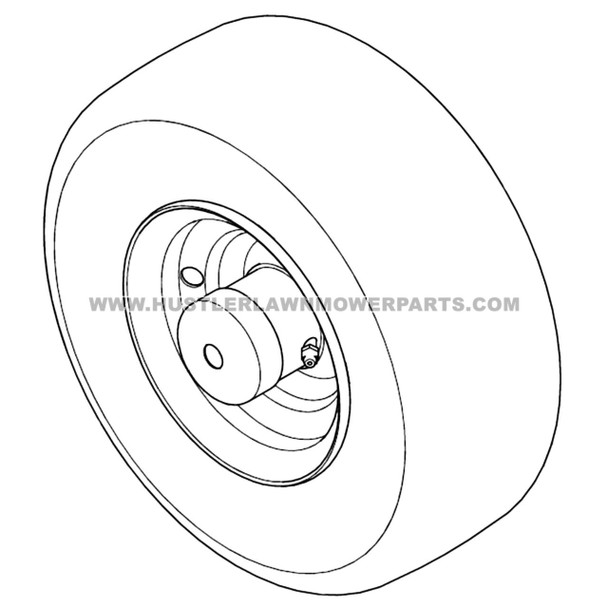 HUSTLER 606740 - TIR/WHL 11X4.00-5 SLV - Image 2