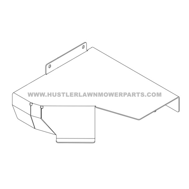 HUSTLER 108717 - BELT COVER 54" FST - Image 2 HUSTLER 108717 - BELT COVER 54" FST - Image 2