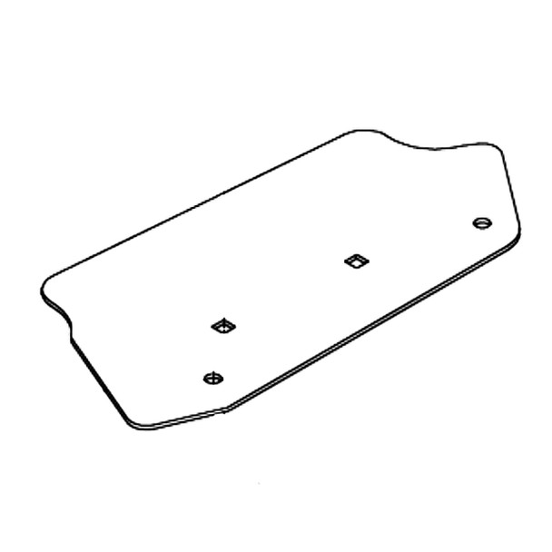 HUSTLER PLATE CHUTE ADPTR 48" 110821 - Image 1