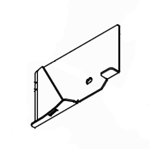 HUSTLER 114077 - 72 BLOWER BAFFLE - HUSTLER genuine Part Number 114077