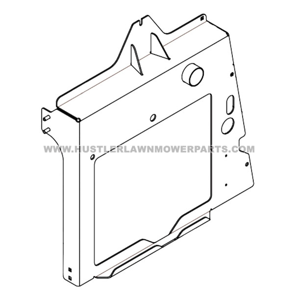 HUSTLER 551142 - AIR CLEANER MOUNT - Image 2 HUSTLER 551142 - AIR CLEANER MOUNT - Image 2