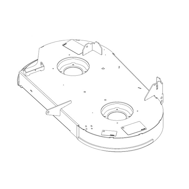 HUSTLER 551896 - SVC DECK DECAL ASSY 42" - Image 2